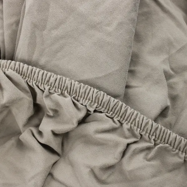 Mainstays Walmart Solid Beige Color Queen Fitted Bed Sheet Queen (60" x 80")