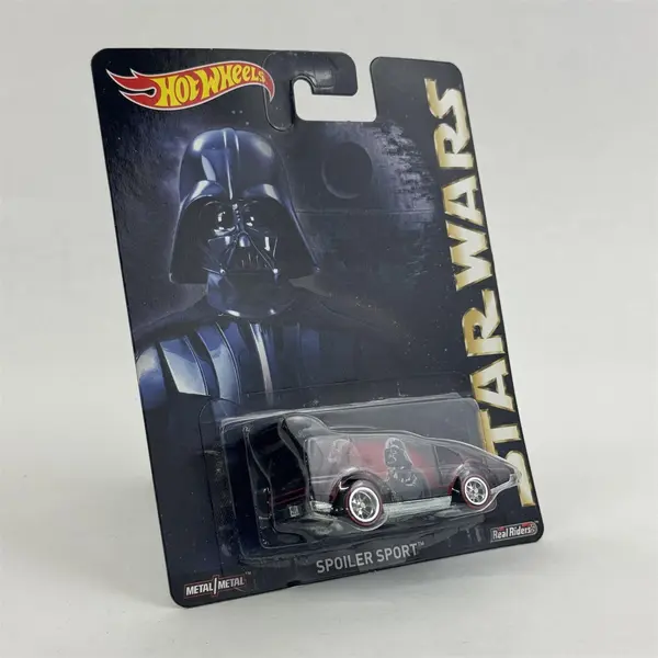 2015 Hot Wheels Star Wars Real Riders Darth Vader Spoiler Sport  NIP