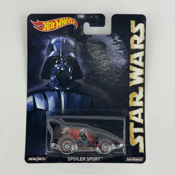 2015 Hot Wheels Star Wars Real Riders Darth Vader Spoiler Sport  NIP