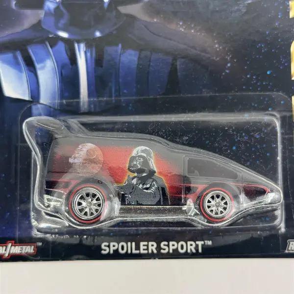 2015 Hot Wheels Star Wars Real Riders Darth Vader Spoiler Sport  NIP