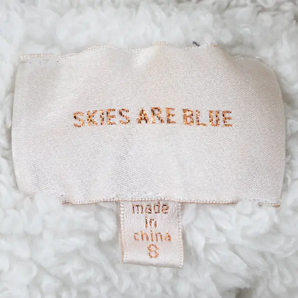 Skies are Blue Women's S Black & White Plaid Fleece Lined Snap Button Vest