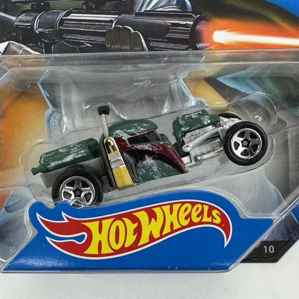 2014 Mattel Hot Wheels Star Wars Boba Fett Diecast Car NIP