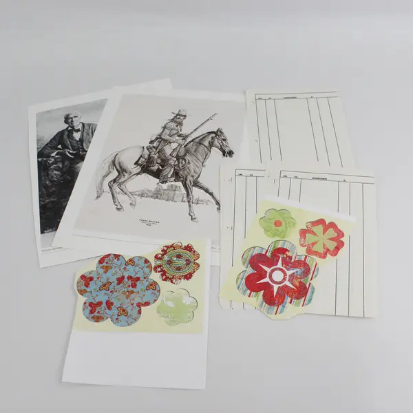 Lot Of Vintage Paper Ephemera Book Pages Illustrations Junk Journal Collage 