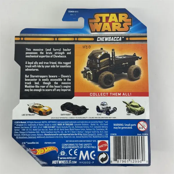 2014 Mattel Hot Wheels Star Wars Chewbacca  Diecast Vehicle NIP