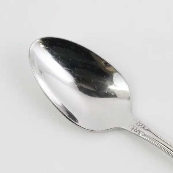 Set of 5 Oneida Bourbon Stainless Place/Oval Soup Spoons