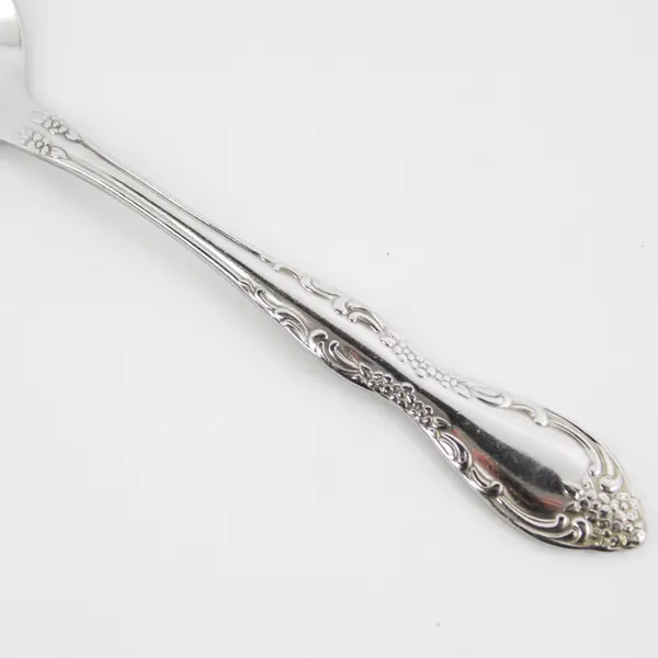 Set of 5 Oneida Bourbon Stainless Place/Oval Soup Spoons