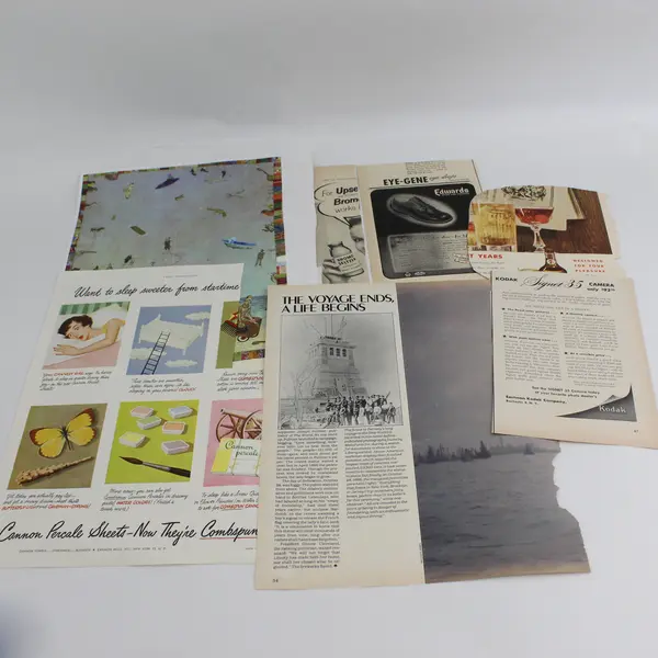 Lot Of Vintage Magazine Pages Covers Ads Clippings Junk Journal Collage 1960s