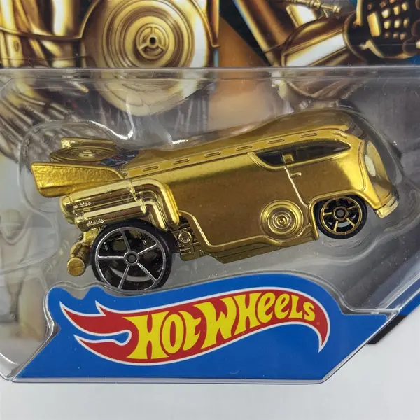 2014 Mattel Hot Wheels Star Wars C-3PO VW Bus Car Variant  NIP