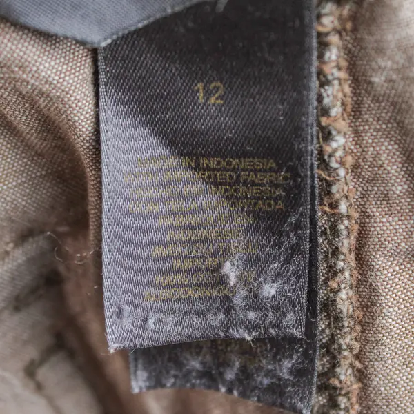 Liz Claiborne Women's 12 Khaki Drawstring Leg Cuff 100% Cotton Capri Pants