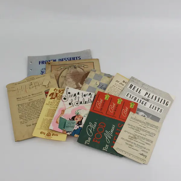 Lot Of Vintage Cooking Food Booklets Pamphlets Paper Ephemera