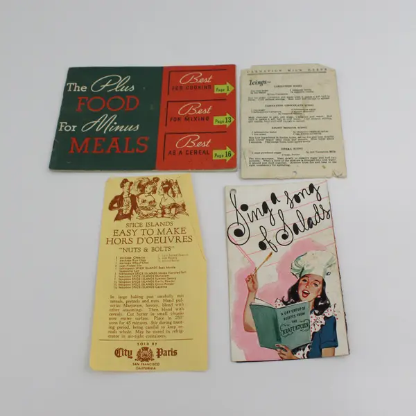 Lot Of Vintage Cooking Food Booklets Pamphlets Paper Ephemera