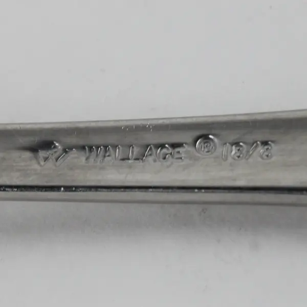 Lot Of 2 Wallace Silver Vista (Stainless) Flatware Serving Set (Spoon & Fork)