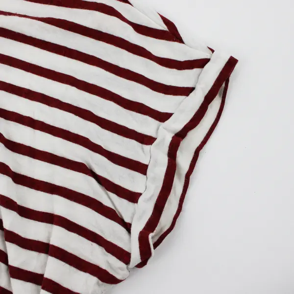 Green Envelope Los Angeles Women's M Red & White Short Sleeve T-Shirt