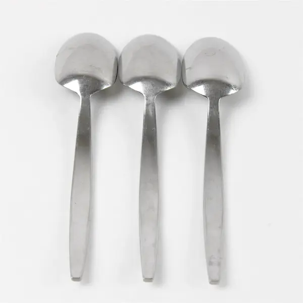 Lot Of 3 Wallace Silver Thema (Stainless) Flatware Dinner Spoons 7.25" Long