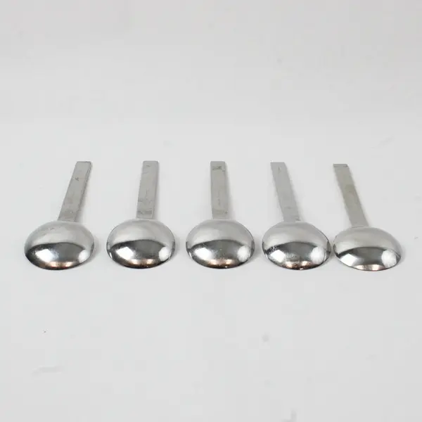 Lot Of 5 Wallace Silver Trenton (Stainless) Flatware Soup Spoons 7.25" Long