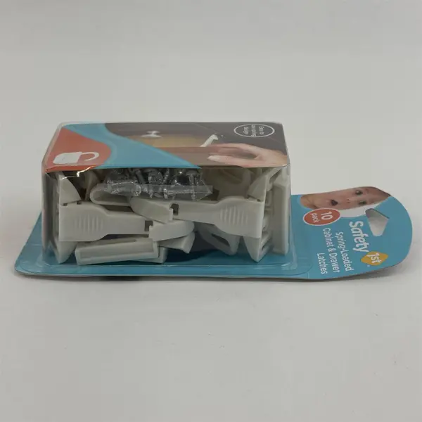 Safety 1st Spring-Loaded Cabinet & Drawer Latches for Baby/Child Proofing 10 Pcs