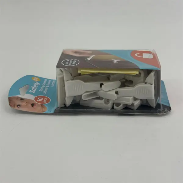 Safety 1st Spring-Loaded Cabinet & Drawer Latches for Baby/Child Proofing 10 Pcs