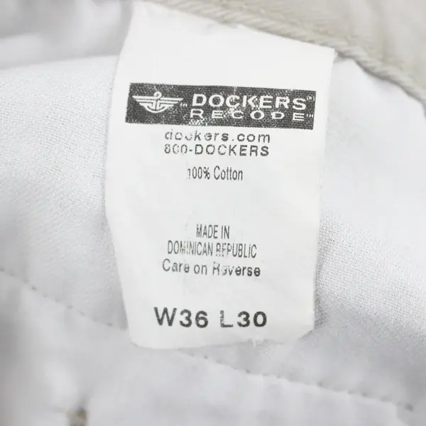 Dockers Recode Men's 36x30 Light Khaki Straight Leg Dress/Work Pants