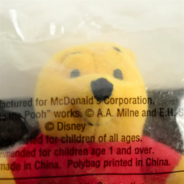 McDonald's Winnie the Pooh Plush New Collectible Fast Food Premium