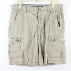 St. Johns Bay Men's 30 Beige Comfort Stretch Cargo Shorts