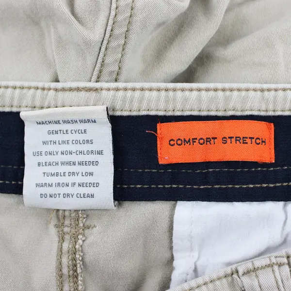 St. Johns Bay Men's 30 Beige Comfort Stretch Cargo Shorts