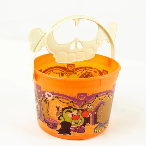 McDonald's Happy Meal Mr Potato Head Halloween Trick or Treat Pail 2010 Used