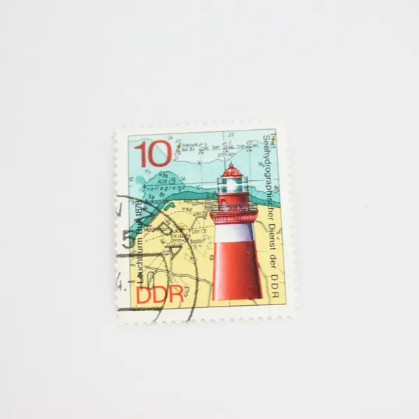 Lot Of 4 East Germany DDR Lighthouses Stamps OG Precancel 1974