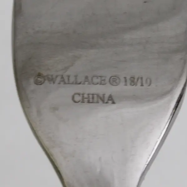 Lot Of 7 Wallace Silver Saphire (Stainless) Flatware 2 Dinner Fork 5 Teaspoons