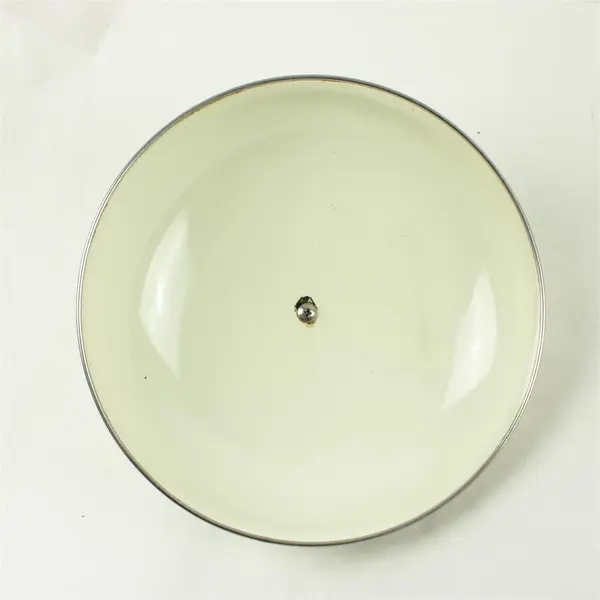 Vintage Sheffield Strawberries 'N Cream Enamelware Pot Lid Collectible 8.5"