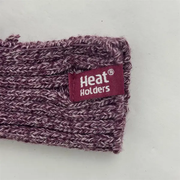 Lot of 2 Pairs Women's Winter Gloves White & Purple