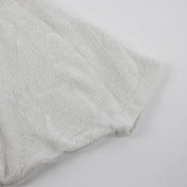 Lane Bryant Women's 22/24 White Cowl Neck Pullover Short Dolman Sleeve Sweater