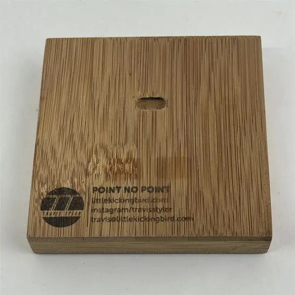 Wooden Lighthouse Nautical Coastal Drink Coaster 4in 