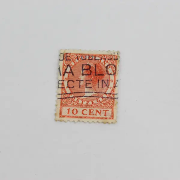 Lot Of 5 Netherlands Stamps Used Canceled On Paper 