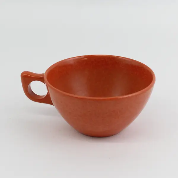 Lot of 2 Flyte Cups Grey & Orange Glassware Drinkware