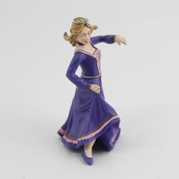 Safari Ltd Princess Juliet Medieval Figure Purple Dress 3.75-4in Used
