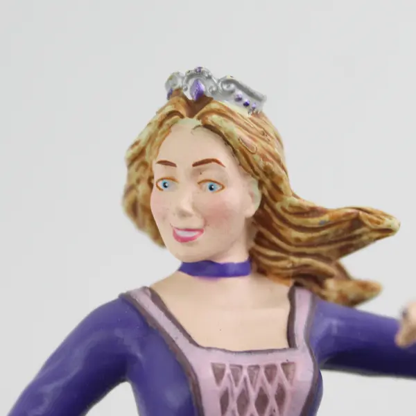 Safari Ltd Princess Juliet Medieval Figure Purple Dress 3.75-4in Used