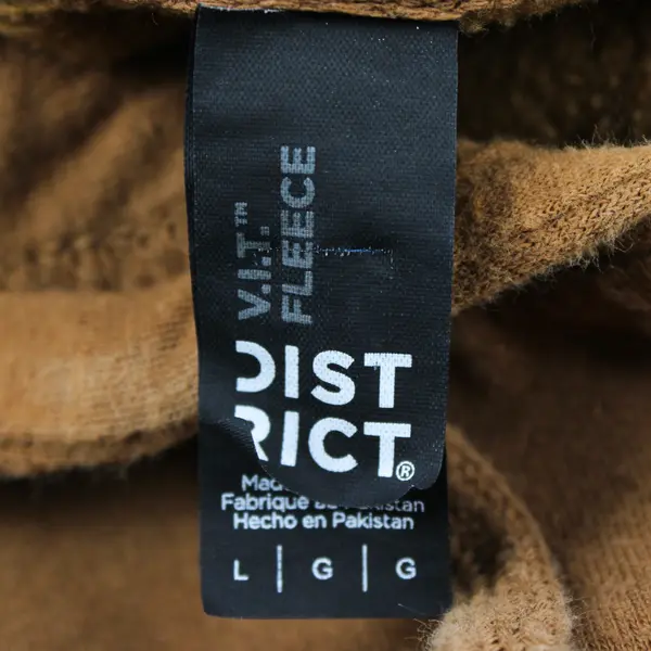 District Adult Size L Burnt Orange Young Life Embroidered Hoodie Sweater