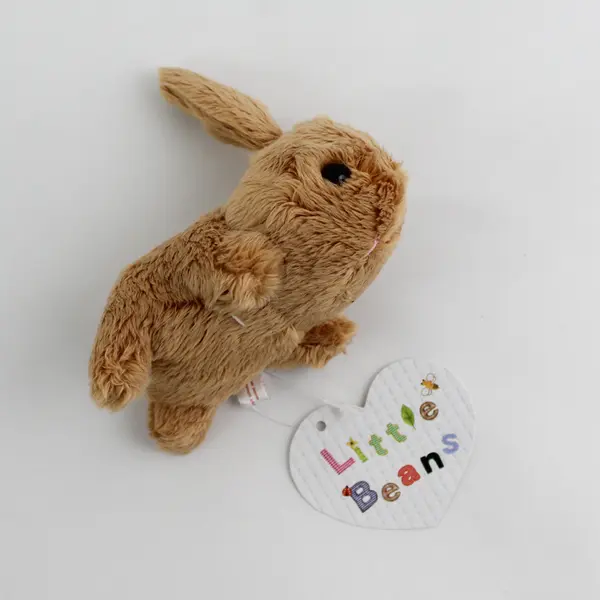 Little Beans Brown Rabbit Plush New Floppy Ears 4.5in