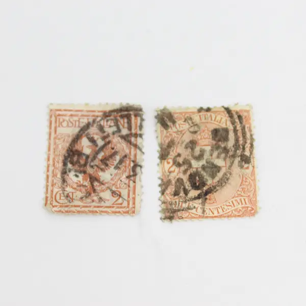 Lot Of 6 Italy Hungary Romania Stamps Used Canceled Early 1900s