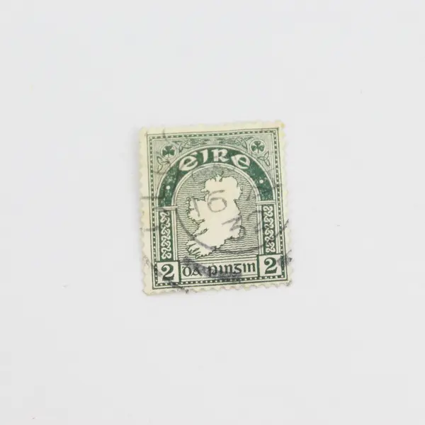 Lot Of 2 Irish Free State Map Of Ireland 2 Penny Stamps Used Canceled 1920s