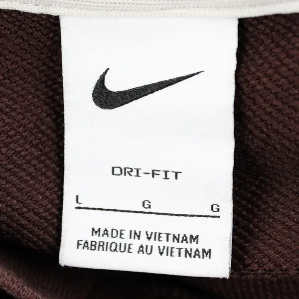 Nike Men's L Earth Brown Standard Issue Dri-Fit Pullover Basketball Hoodie