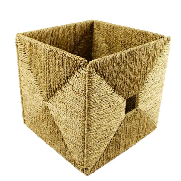 IKEA KNIPSA Seagrass Storage Baskets Set of 2 12.5in Natural