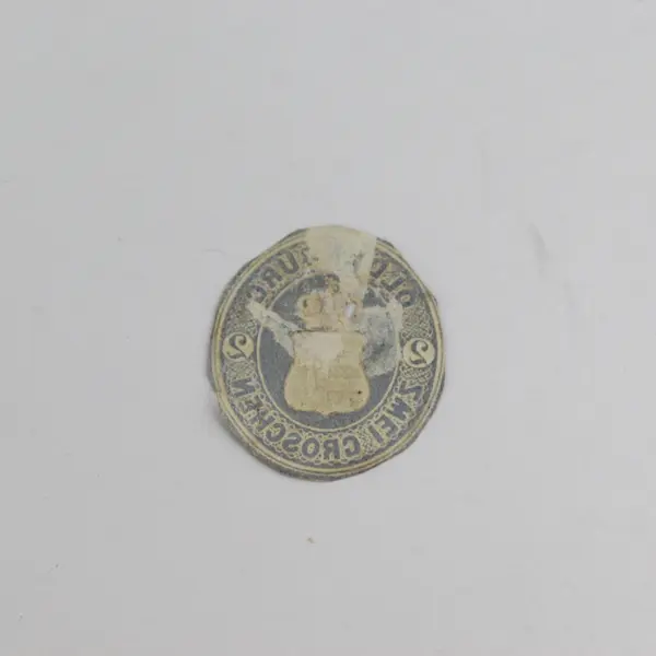 Lot Of 2 German States Oldenburg Cut Out Postal Stationery Stamps Used