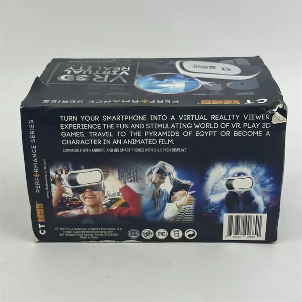 CT TEK Performance Series VR 3D Smartphone Headset Open Box New