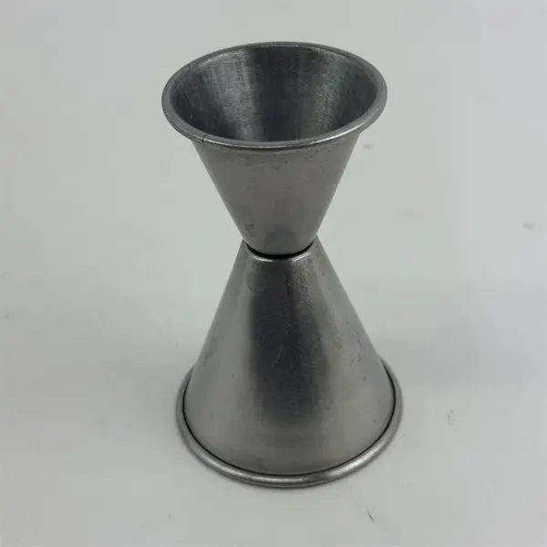 Lot of 4 Stainless Steel Double Jiggers Bar Tools Cocktail Measuring