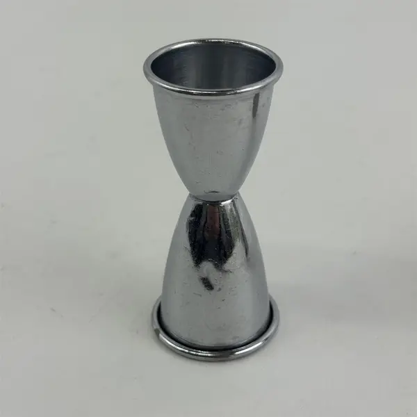 Lot of 4 Stainless Steel Double Jiggers Bar Tools Cocktail Measuring