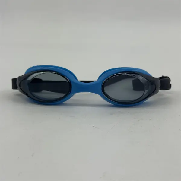 Blue & Black Tempered Swimming Goggles Adjustable Strap 
