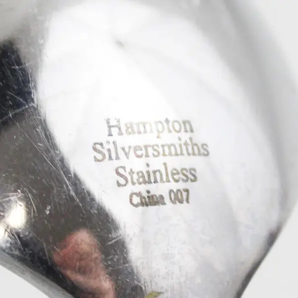 Set of 2 Hampton Silversmiths Avignon2 Stainless Place/Oval Soup Spoons