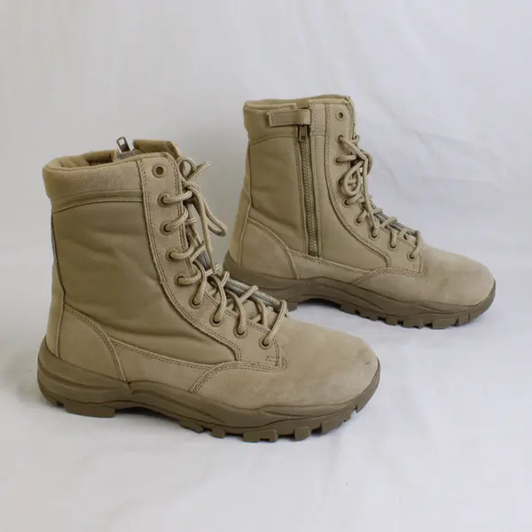Response Gear by T.O.F.C. Men's 11 Tan Canvas and Suede Desert Service Boots