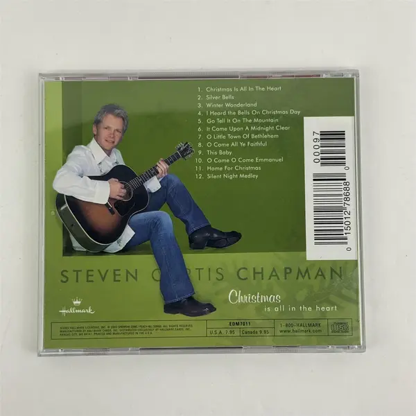 Christmas Is All In The Heart CD Steven Curtis Chapman Hallmark 2003
